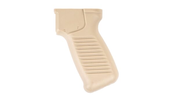 Arsenal Desert Sand SAW-Style SAM7SF Pistol Grip with Cut-Out for Ambidextrous Safety Lever