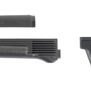 Arsenal Black Polymer Handguard and Pistol Grip Set for Stamped Receiver