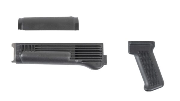 Arsenal Black Polymer Handguard and Pistol Grip Set for Stamped Receiver