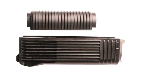 FIME Group Ribbed Black Polymer Handguard Set for RPK Vepr Rifles and Shotguns